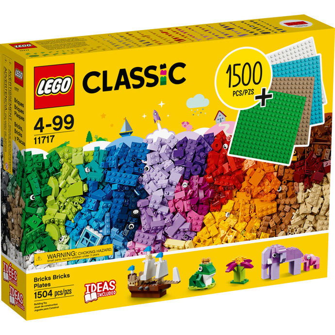 LEGO Classic 11717 1500 Bricks and Plates, NIB, Retired