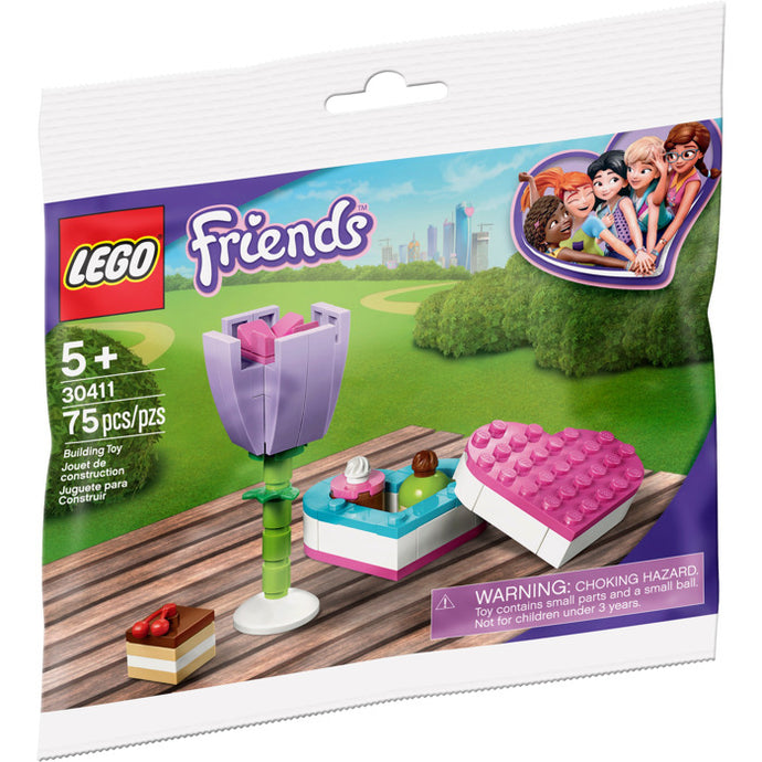 30411 Chocolate Box & Flower polybag, NIB, Retired