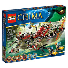 LEGO Legends of CHIMA 70006 Cragger's Command Ship, Retired, New - Open Box (All Bags Sealed Inside!)