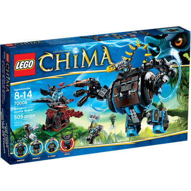 LEGO Legends of Chima 70008 Gorzan's Gorilla Striker, NIB, Retired