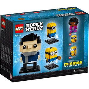 40420 Gru, Stuart, & Otto Brickheadz, NIB, Retired