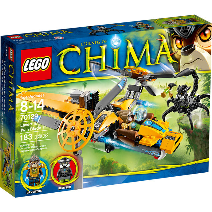 LEGO Legends of Chima 70129 Lavertus' Twin Blade, NIB, Retired