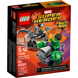 LEGO Marvel Superheroes 76066 Mighty Micros: Hulk vs. Ultron, NIB, Retired