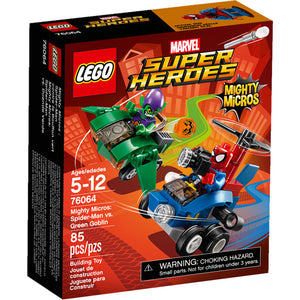 LEGO Marvel Superheroes 76064 Mighty Micros: Spider-Man vs. Green Goblin, Retired, NIB