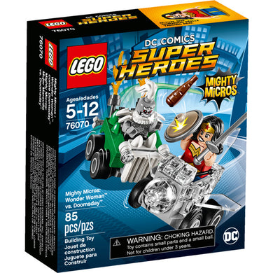 LEGO DC Comics Superheroes 76070 Mighty Micros: Wonder Woman vs. Doomsday, NIB, Retired