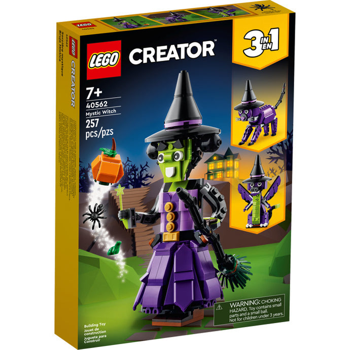 LEGO 40562 GWP 3-in-1 Creator Mystic Witch, NIB, Retired (Slight Box Damage)