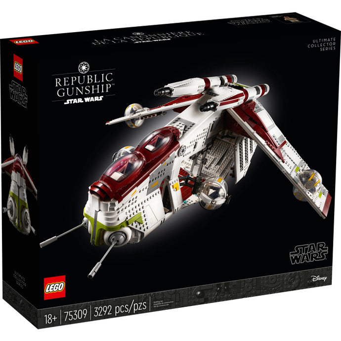 LEGO Star Wars 75309 Republic Gunship UCS, Retired, Certified in Original Box, Pre-Owned