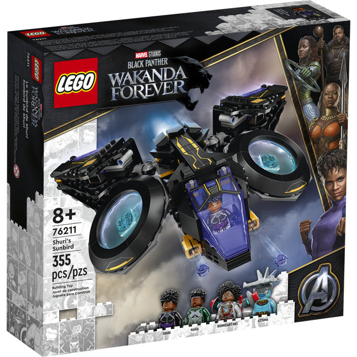 76211 Shuri's Sunbird, NIB, Retired – Bricks and Minifigs