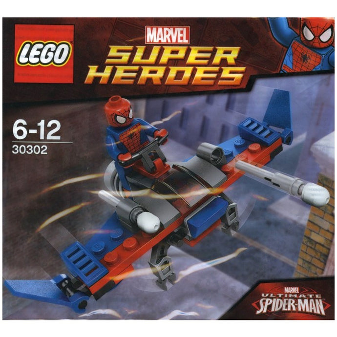 LEGO Marvel Superheroes 30302 Spider-Man Glider polybag, Retired, NIB