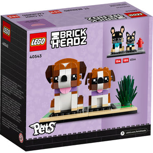 40543 St. Bernard Brickheadz, NIB, Retired