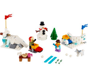 LEGO 40424 Winter Snowball Fight, NIB, Retired