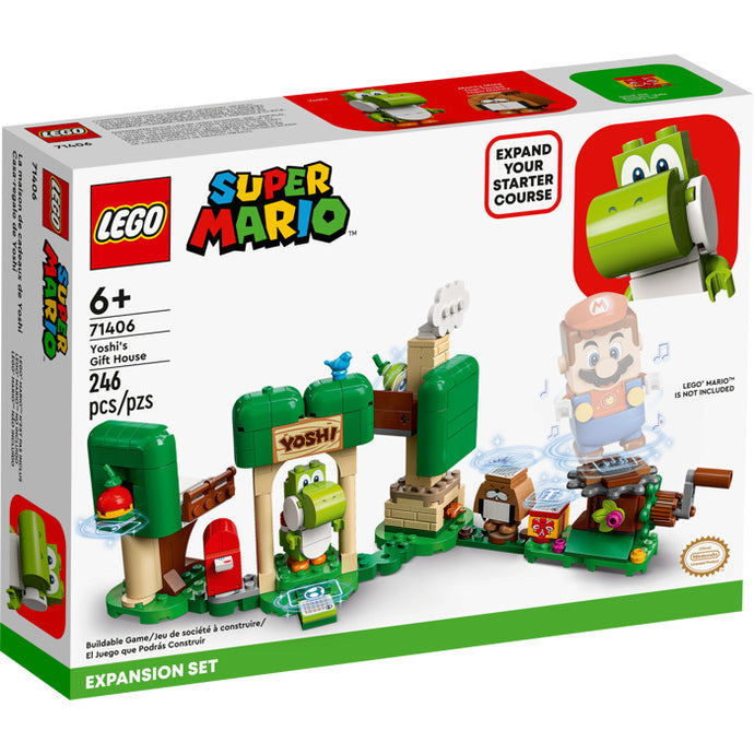 LEGO Super Mario 71406 Yoshi's Gift House Expansion Set, NIB