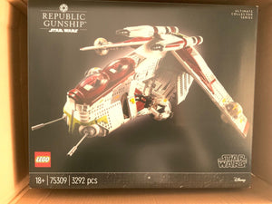 LEGO Star Wars 75309 Republic Gunship - UCS, Retired, NIB - IMPERIAL LOGO ON BOX!!!!!!