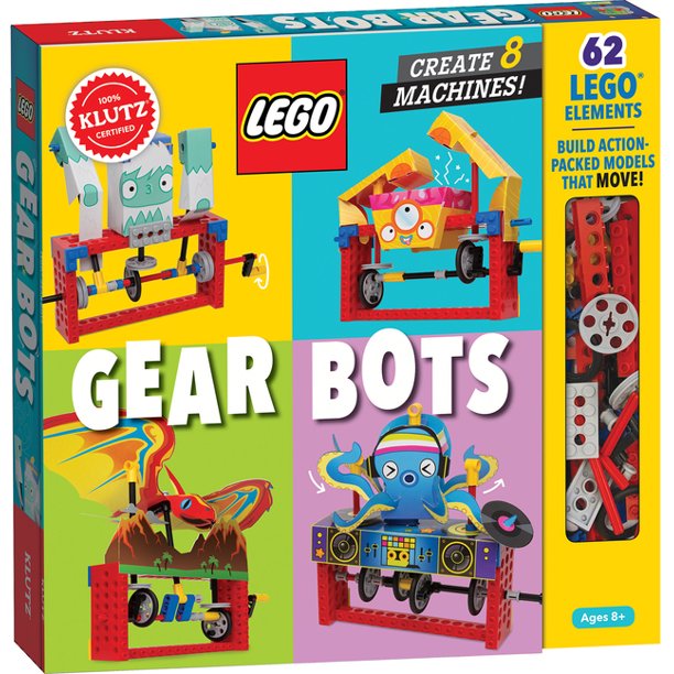 Lego Gear Bots Book and set