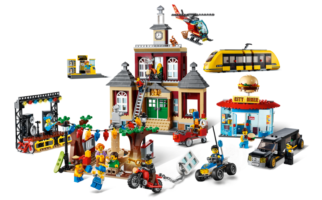60271 Main Square Retired Bricks and Minifigs Huntsville AL