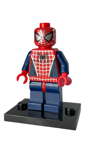 Spiderman Dark Blue Arms and Legs, Silver Webbing