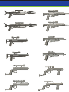Mando Hunter Rifle Metal Grey Blaster Pack