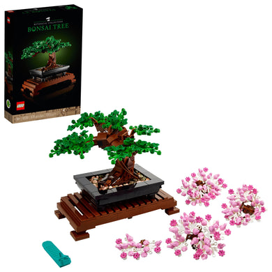 Bonsai Tree Lego Leaves Frogs 