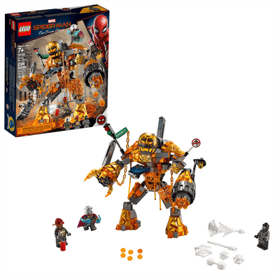 LEGO Spider-Man 76128 Molten Man Battle, NIB, Retired (slight box damage)