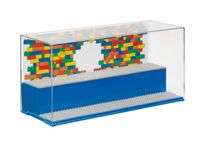 Play and Display Case Transparent Blue