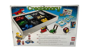 Creationary Lego Board Game LEGO 3844 Verified all parts (used) in original box Printed instructions