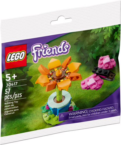 30417 Garden Flower and Butterfly polybag, Retired, NIB