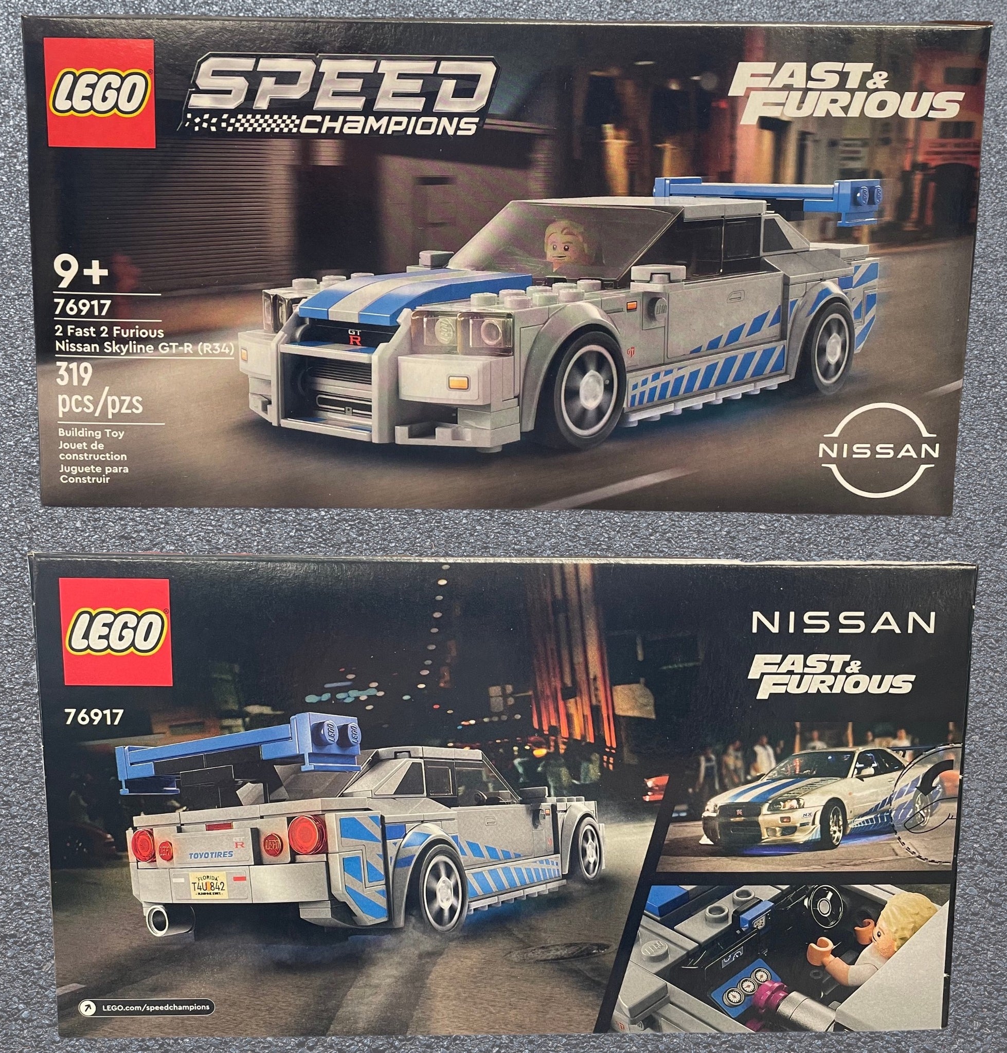 LEGO Speed Champion 76917 Nissan Skyline GT-R (R34) 2 Fast 2
