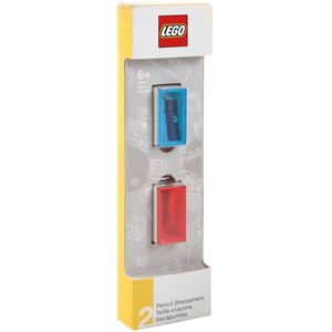 LEGO Red and Blue Pencil Sharpeners Set of 2