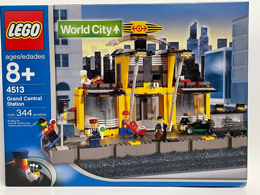 World City Grand Central Station LEGO 4513 [Certified] NIB Retire – Bricks and Minifigs Huntsville AL