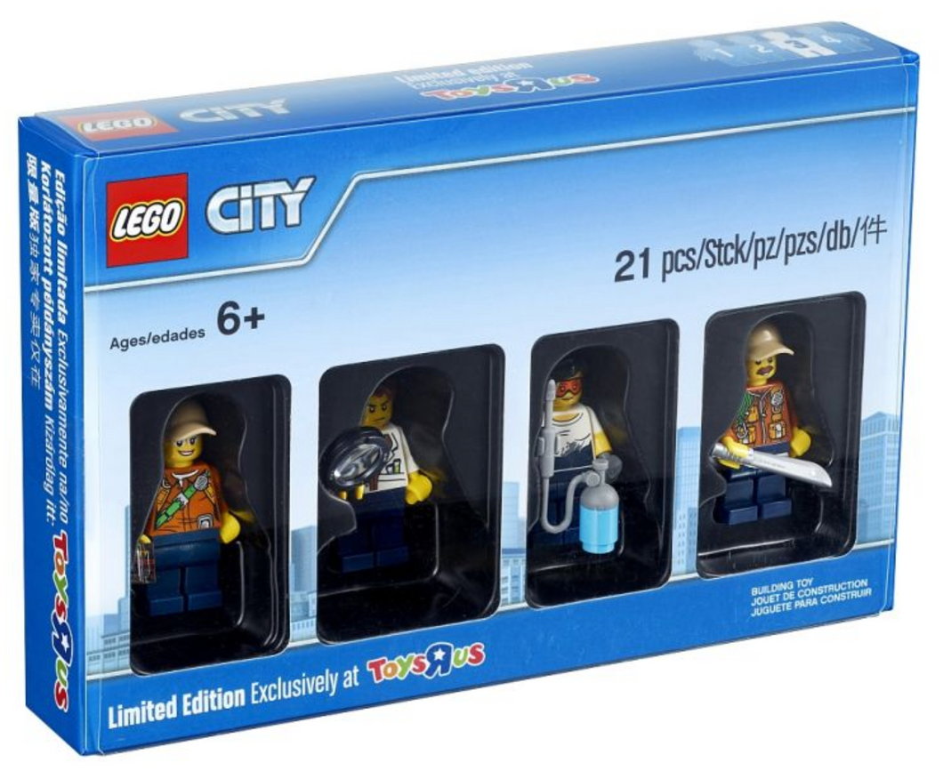 LEGO 5004940 City Limited Edition Toys R Us Minifigure 4-pack