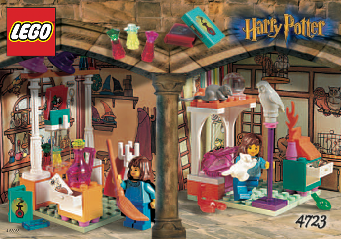 LEGO Harry Potter 4723 Diagon Alley Shops, NIB, Retired (Slight