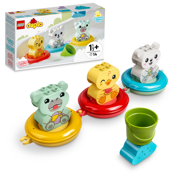 10965 Bath Time Fun: Floating Animal Train