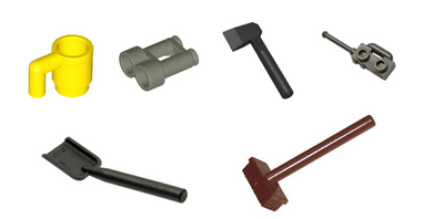 Assorted Minifigure Accessories