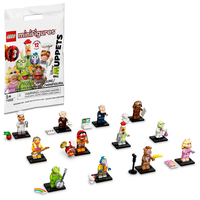 The Muppets Minifigure Blind Pack LEGO 71033 NIB - 1 Bag