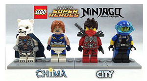 LEGO® Minifigure Collectible Cube w/4 Minifigs
