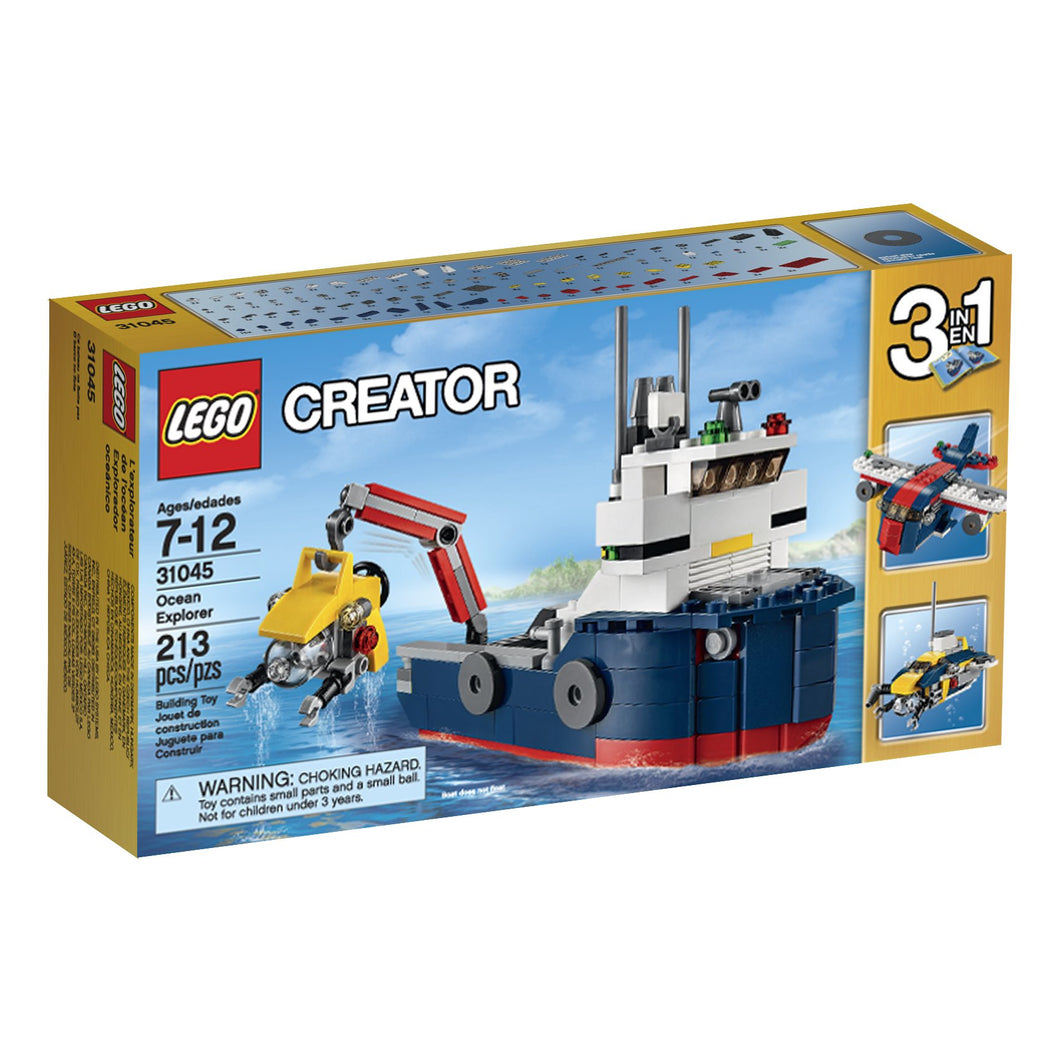Creator 3-in1 Ocean Explorer - LEGO 31045 Certified