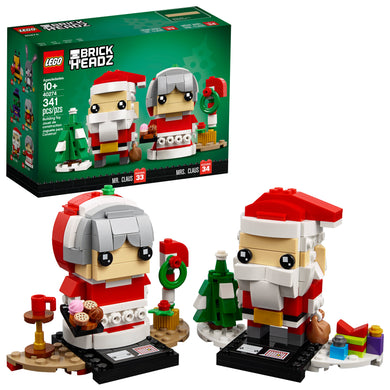 40274 Mr. & Mrs. Claus, NIB, Retired