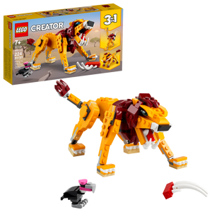 LEGO Creator 31112 Wild Lion, New (Missing Box, All Bags and Instructions Sealed in White Box), Retired