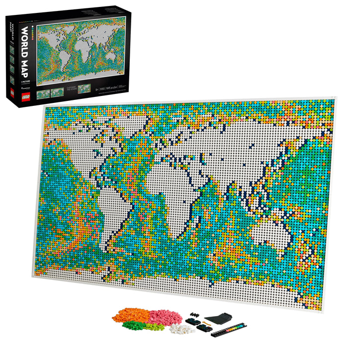 31203 World Map, Retired, NIB