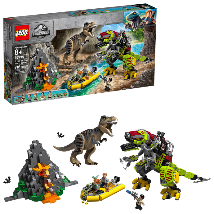 75938 T. rex vs Dino-Mech Battle