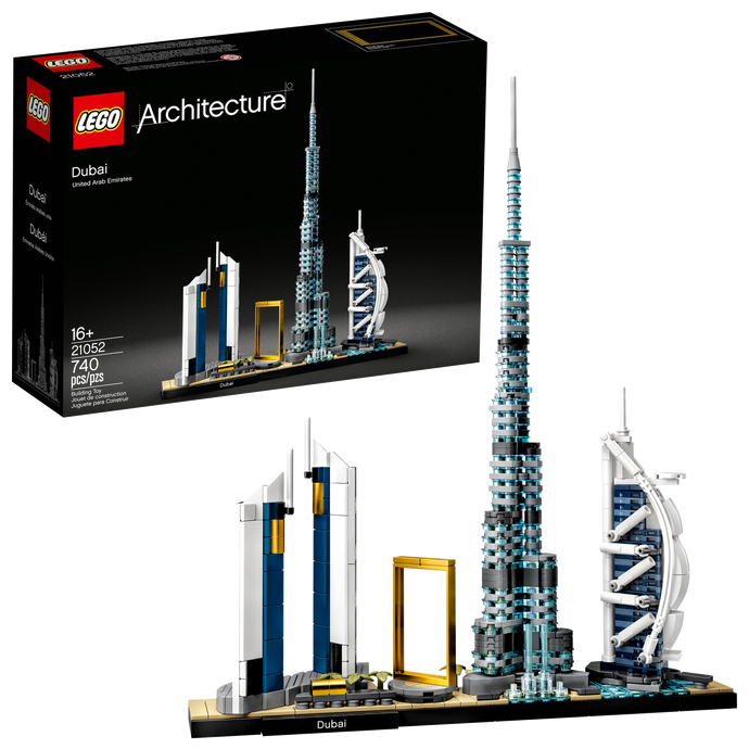 Architecture Dubai LEGO 21052 Retired, New Opened Box (All Contents Sealed)