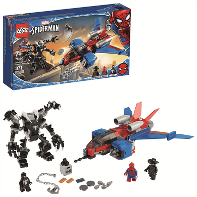 LEGO Spider-Man 76150 Spiderjet vs. Venom Mech, NIB, Retired