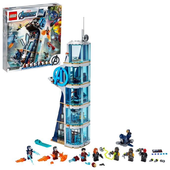 76166 Avengers Tower Battle