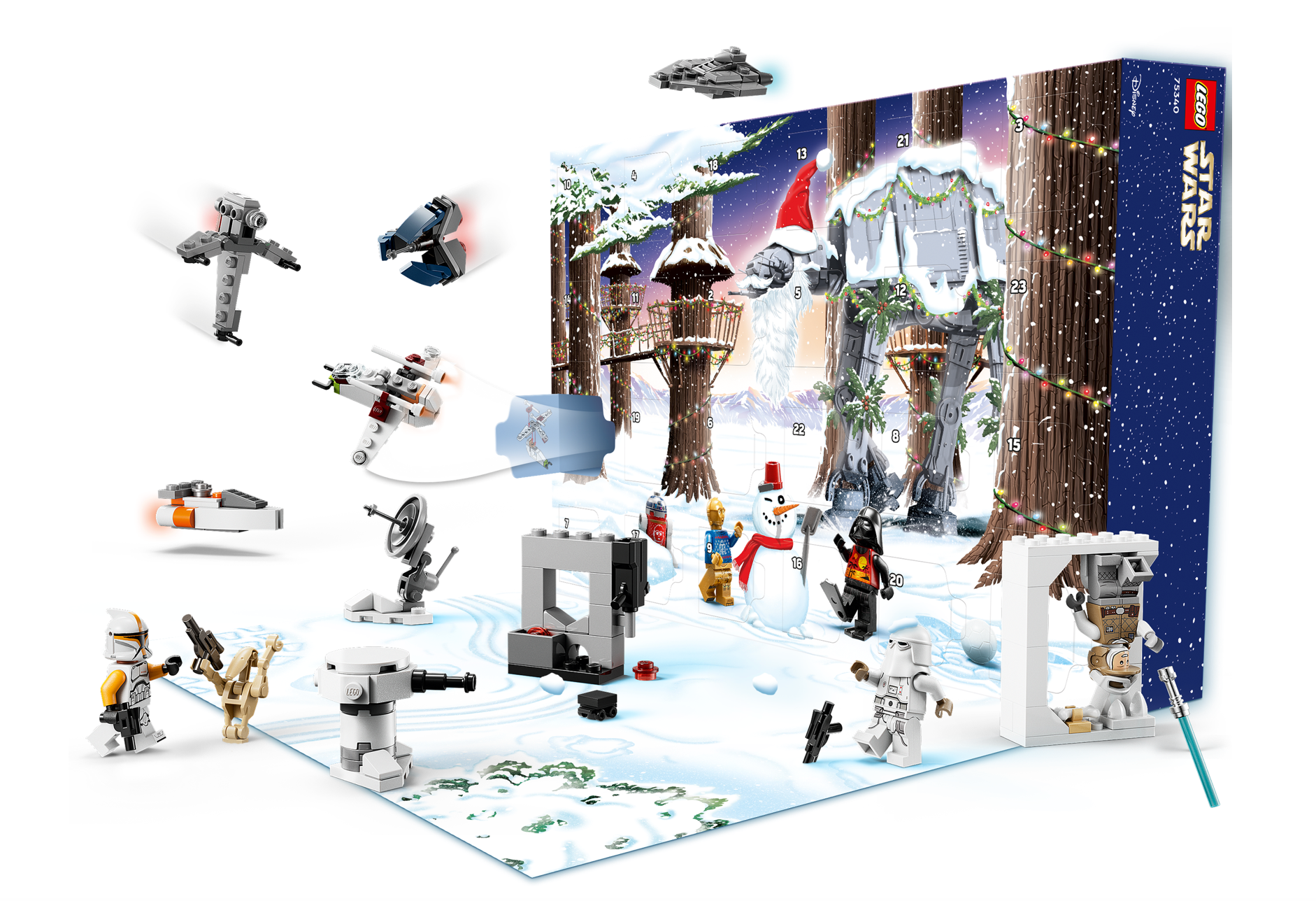 75340 LEGO Star Wars Advent Calendar Bricks and Minifigs