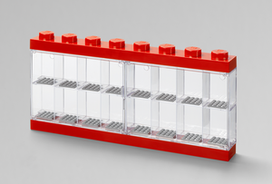 Minifigure Display Case 16 - Red