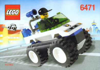 4WD Police Car LEGO 6471 Retired Certified