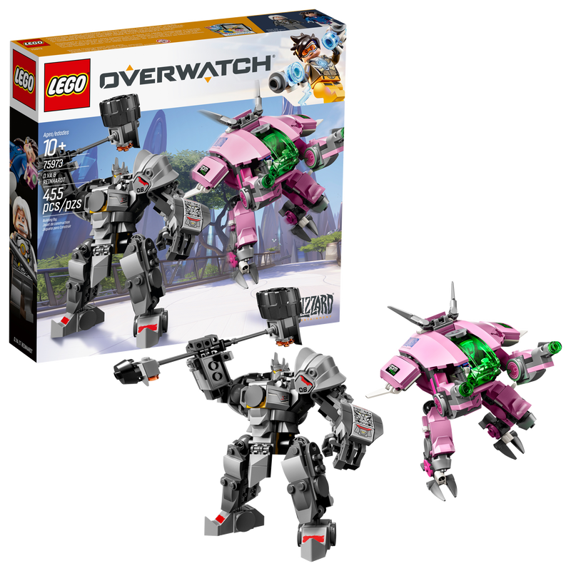 LEGO 75973 Overwatch D. Va & Reinhardt, retired, certified in