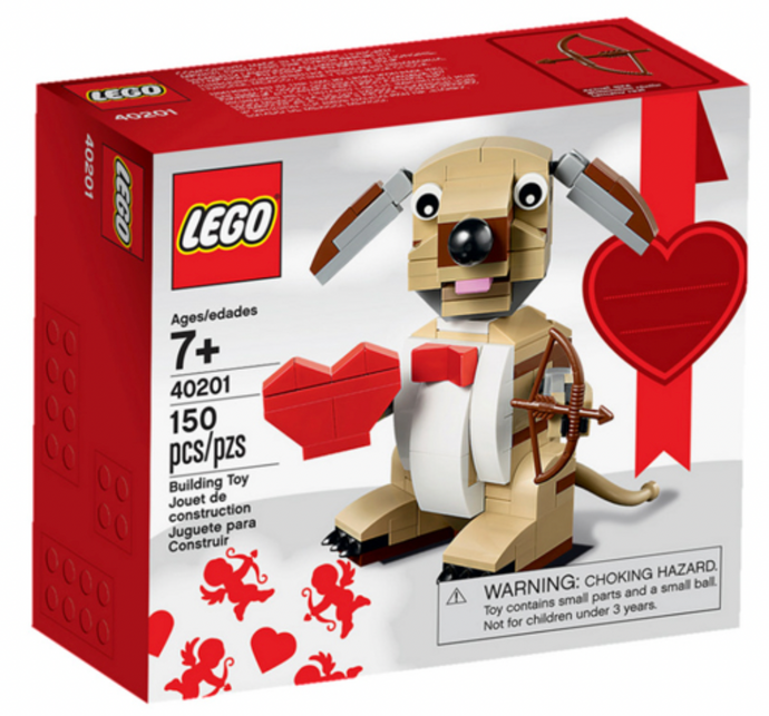 Valentine's Day Cupid Dog - Seasonal  2016 - Retired