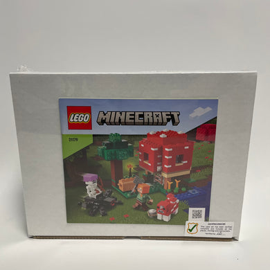 LEGO Minecraft 21179 The Mushroom House, Retired, Certified in white box, Pre-Owned