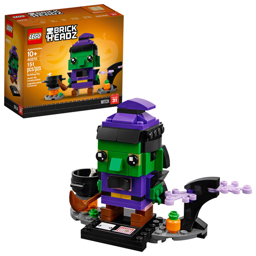 40272 Halloween Witch Brickheadz, NIB, Retired